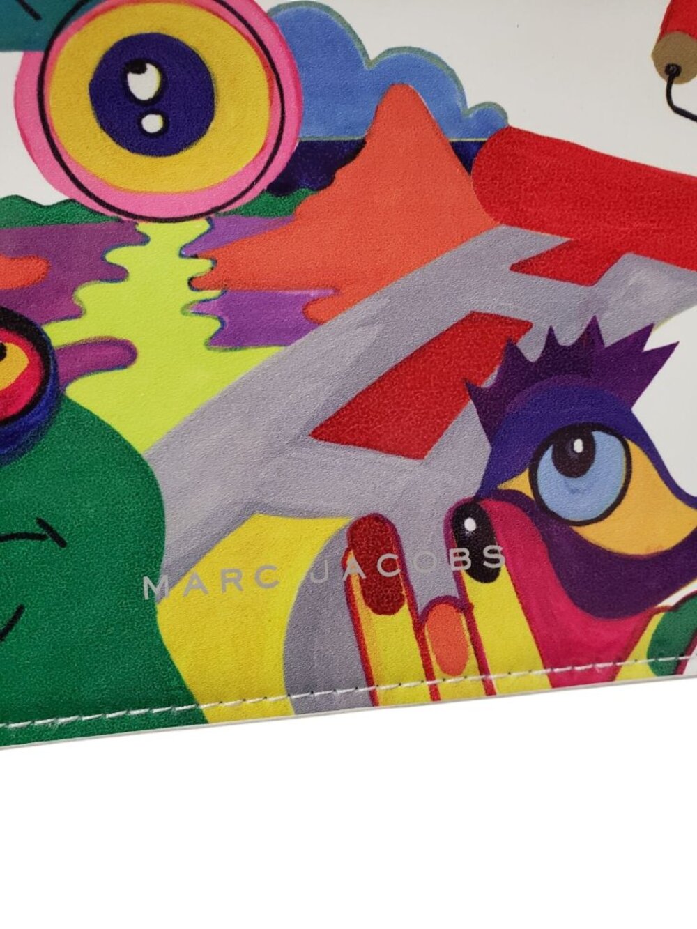 Marc Jacobs Beauty x Julie Verhoeven Cosmetic Bag Pouch Colorful Artist Funky - Picture 2 of 7